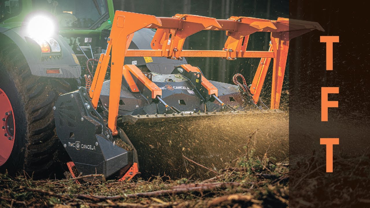 Forestry mulcher | TMC CANCELA TFT | with tractor FENDT 824