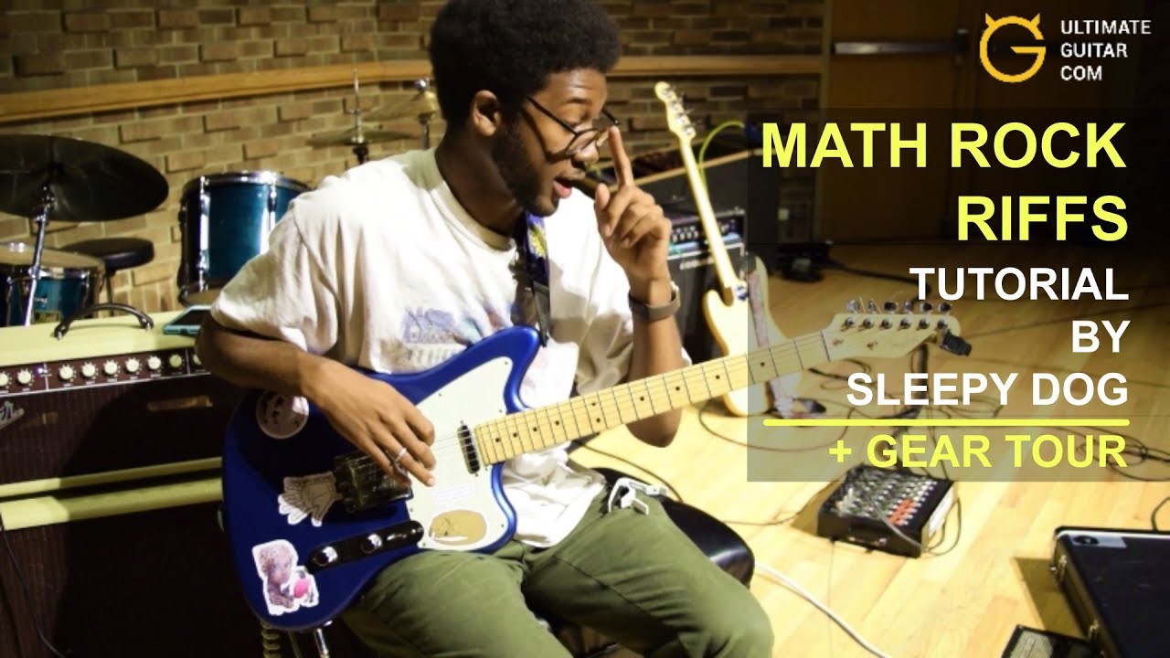 Math Rock Riff Tutorial By Sleepy Dog + Gear Tour