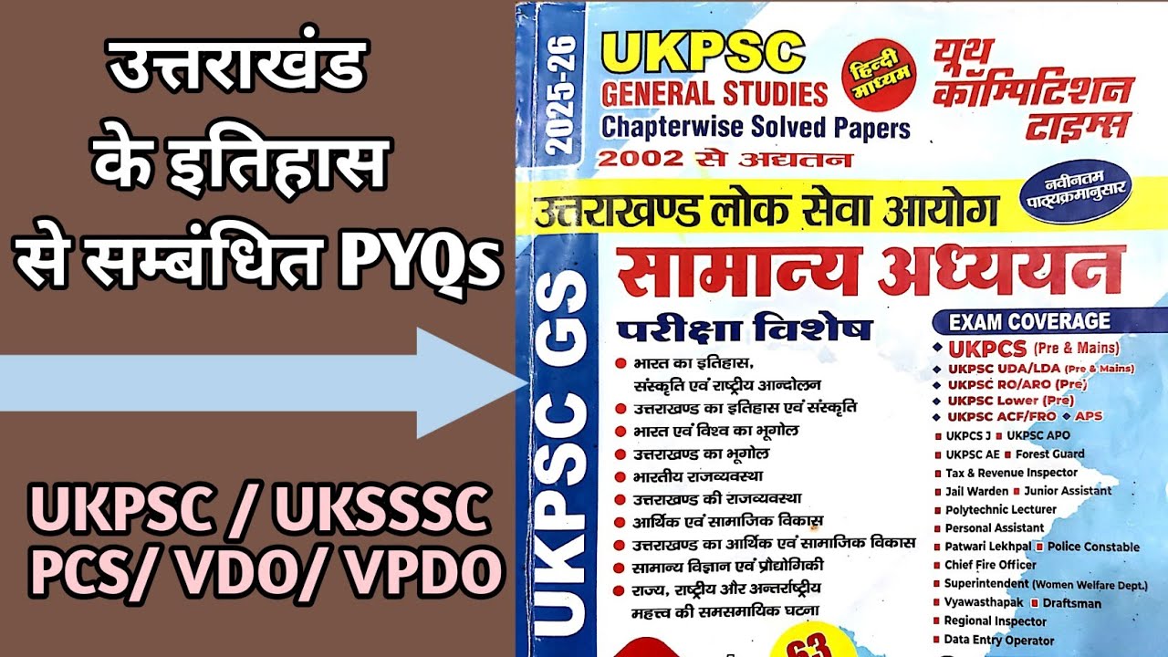 UTTRAKHAND SPECIAL REVISION through PYQs - 1। #ukpcs2025 #uttrakhand
