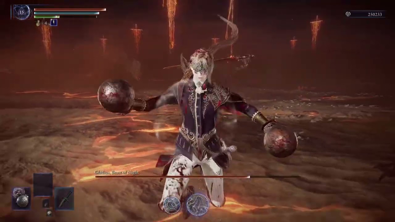 ELDEN RING NIGHTREIGN Everdark Gladius No Roll/No Damage