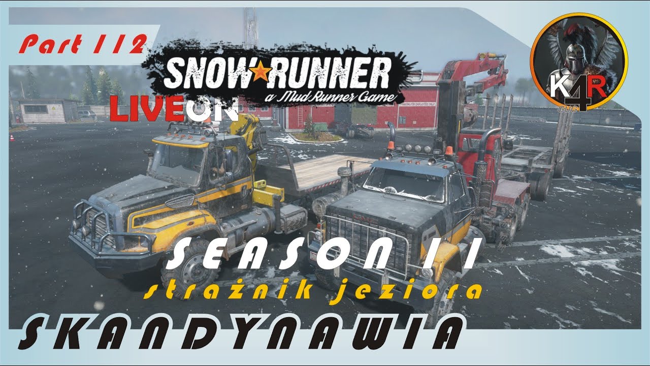 SnowRunner #112 Sezon 11  Skandynawia   -  Strażnik Jeziora / LiveOn PL