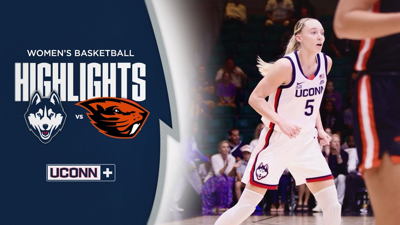 HIGHLIGHTS | UConn Women’s Basketball vs. Oregon State