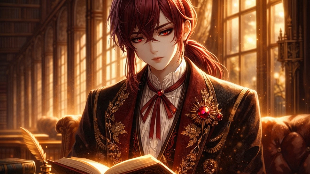 July Ruby Library Ambience | Classical Study & Reading BGM | 30 Min Loop