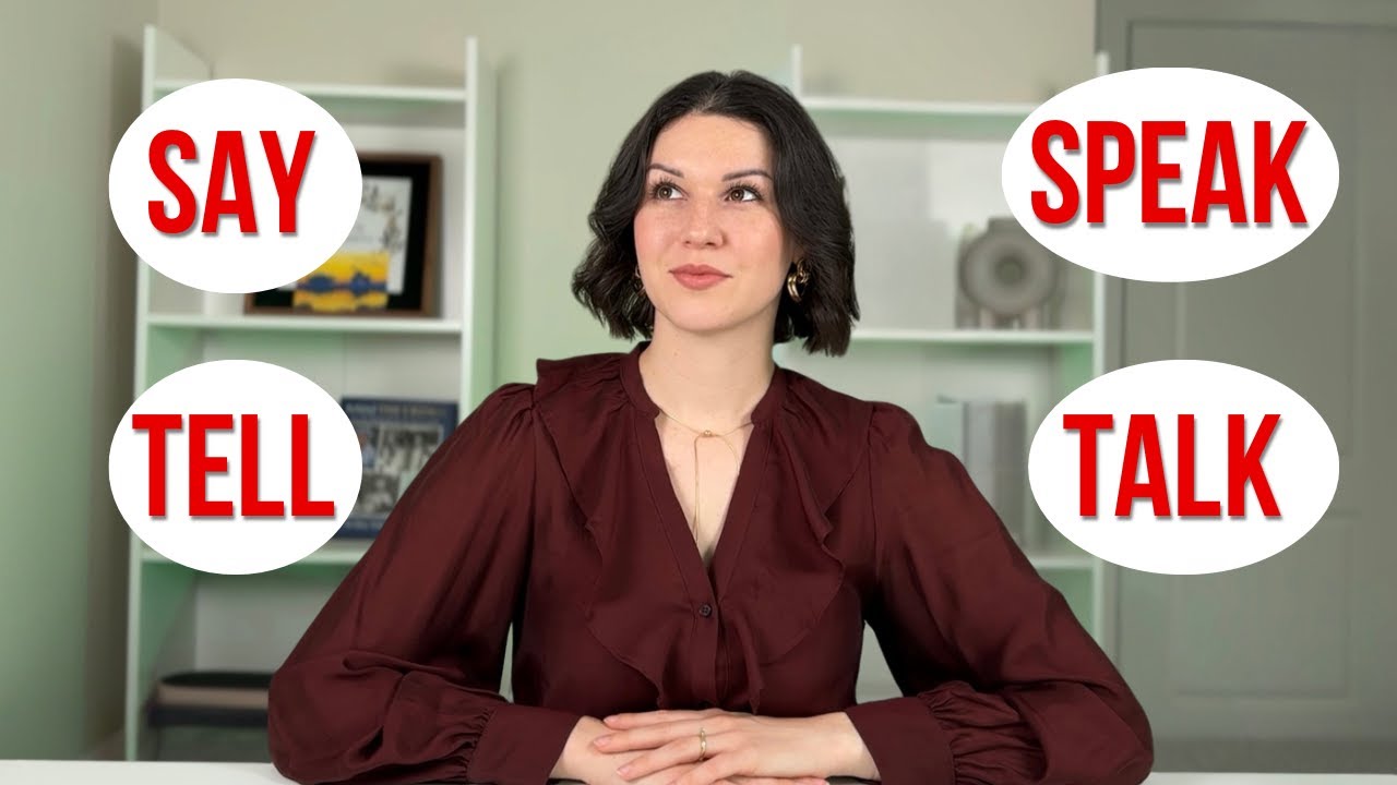 4 дієслова, які плутають всі: SAY, TELL, SPEAK, TALK. Англійська онлайн