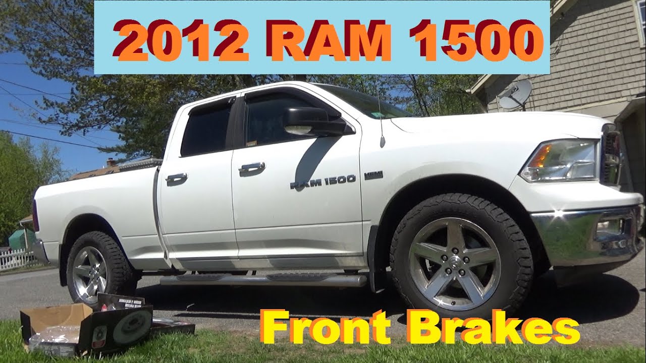 Front Brakes and Rotors Replaced on a 2012 Dodge Ram BIGHORN 1500