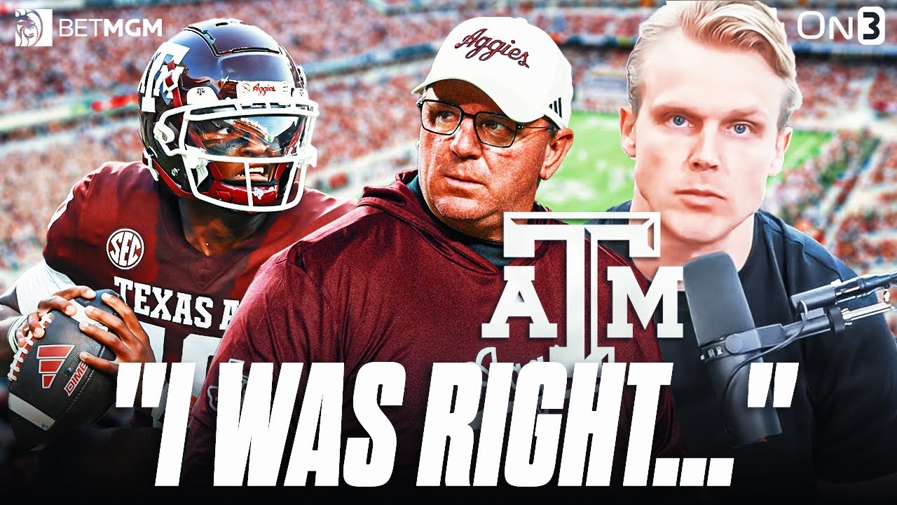 I Was Right About THIS Texas A&M PREDICTION...