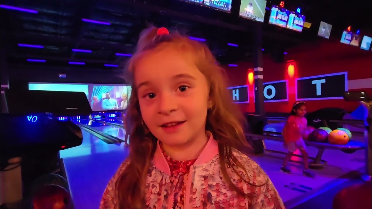 Bowling party for Nicole's birthday,  and her cousin Anatoliy. #bowling #birthday #kids