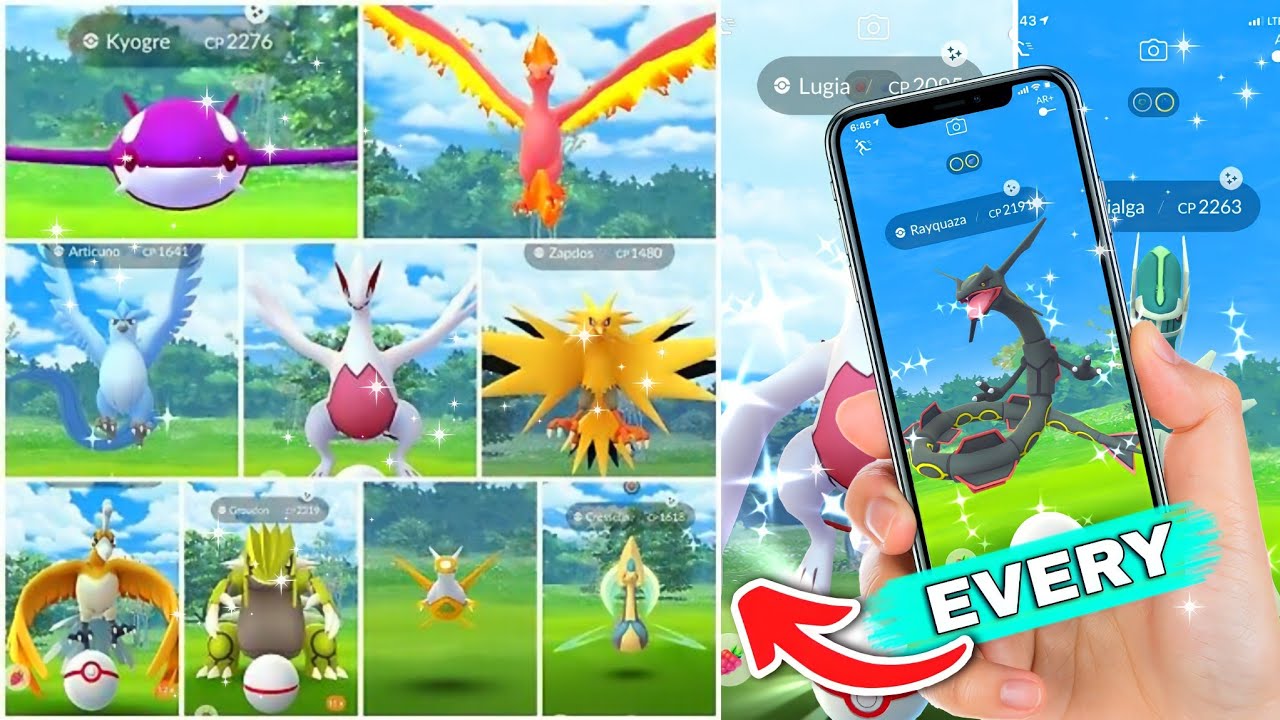 How to get every Shiny Legendary Pokemon in pokemon go | Best way to get shiny legendary pokemons