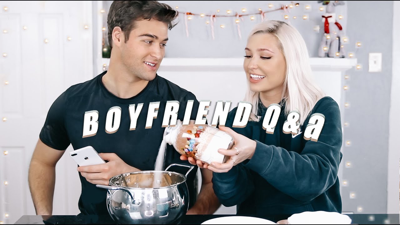 answering your questions & baking cookies | Q&A w/ my boyfriend