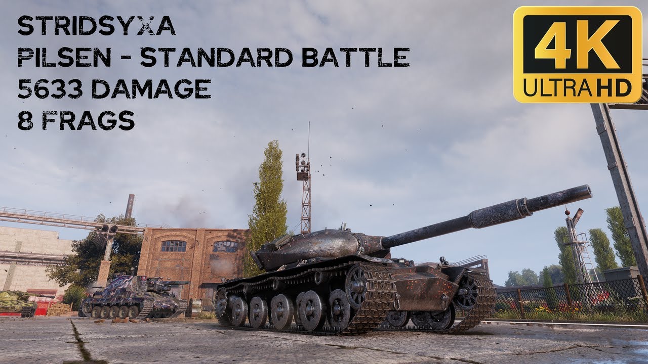 Stridsyxa 5,6k damage 8 frags on Pilsen - World of Tanks