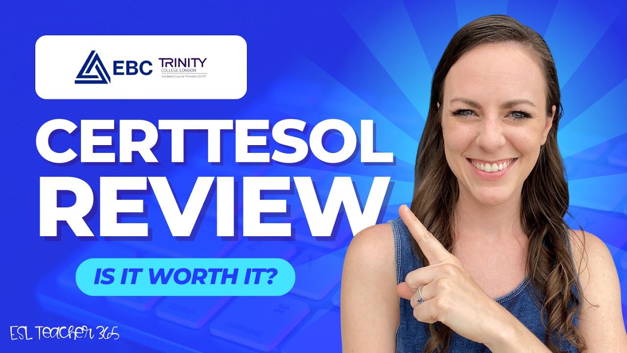 Лучший онлайн-курс TEFL? Обзор курса Trinity CertTESOL | EBC