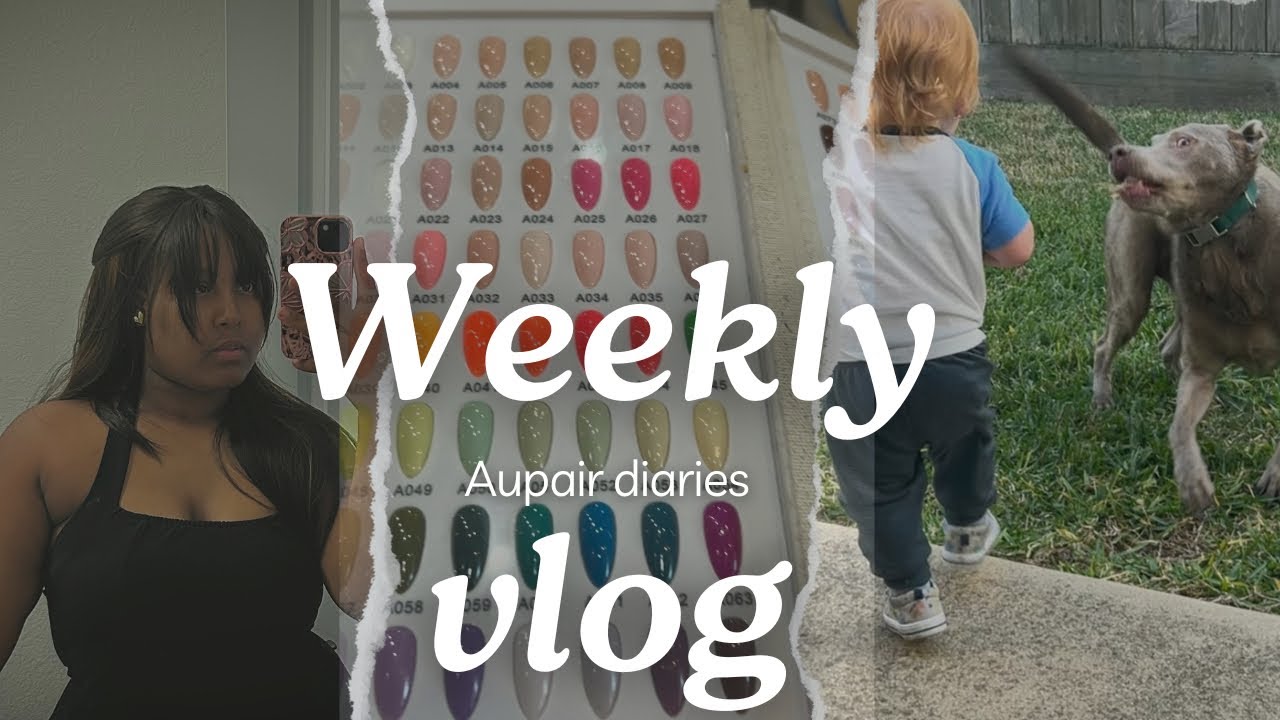 A Week in My Life as an Au Pair | Grocery Haul, Self-Care & Daily Routines