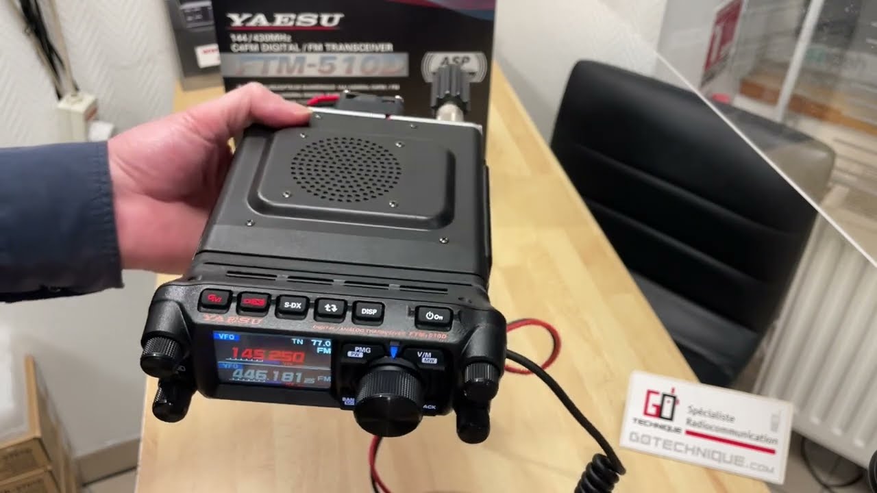 FTM510D SDX ASP Yaesu Radio VHF UHF présentation GoTechnique
