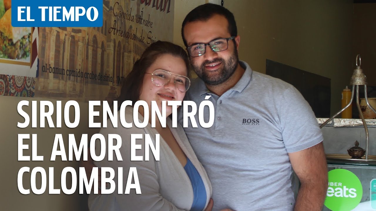 En plena guerra Siria, Almotaz se enamoró por Skype y llegó a Colombia
