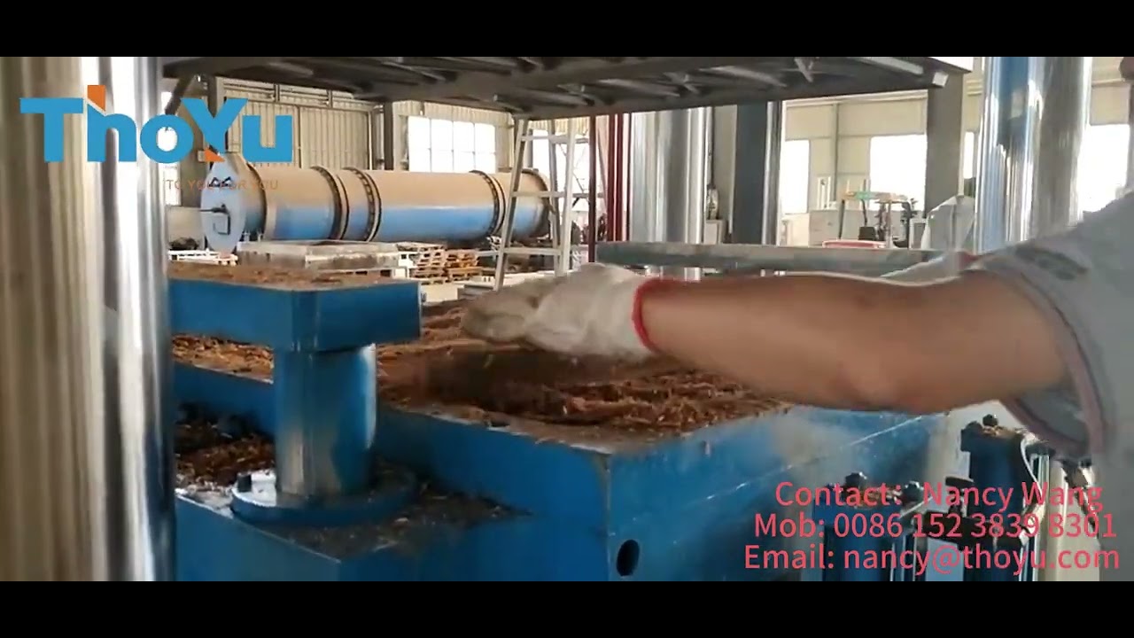 Compress Wood pallet machine for Oman