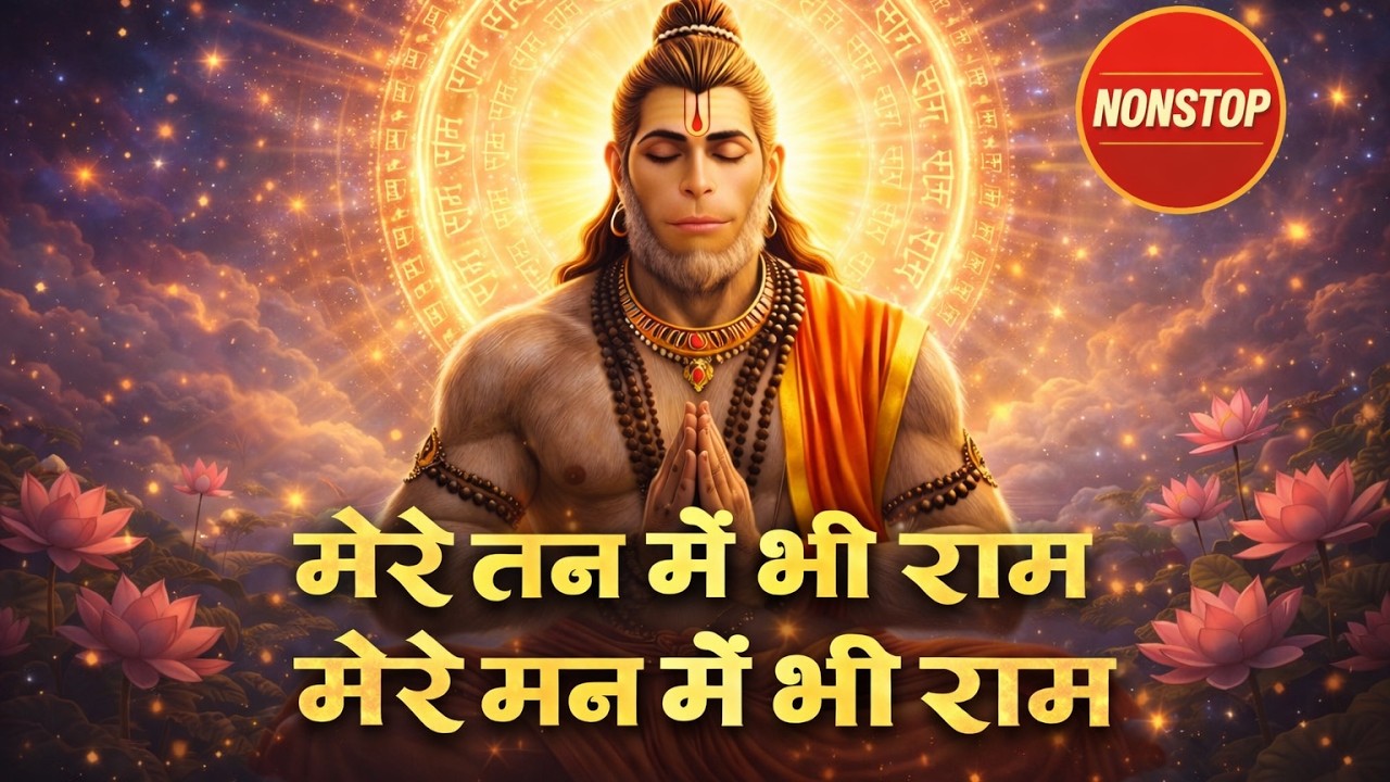 1 hour Nonstop मेरे तन में भी राम मेरे मन में भी राम | Ram Naam Jap | Powerful Ram Bhajan