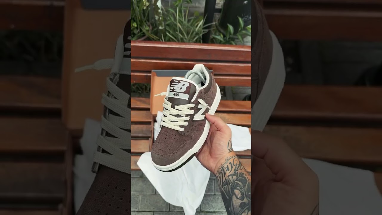 New Balance 480 Low - Marrom e Bege
