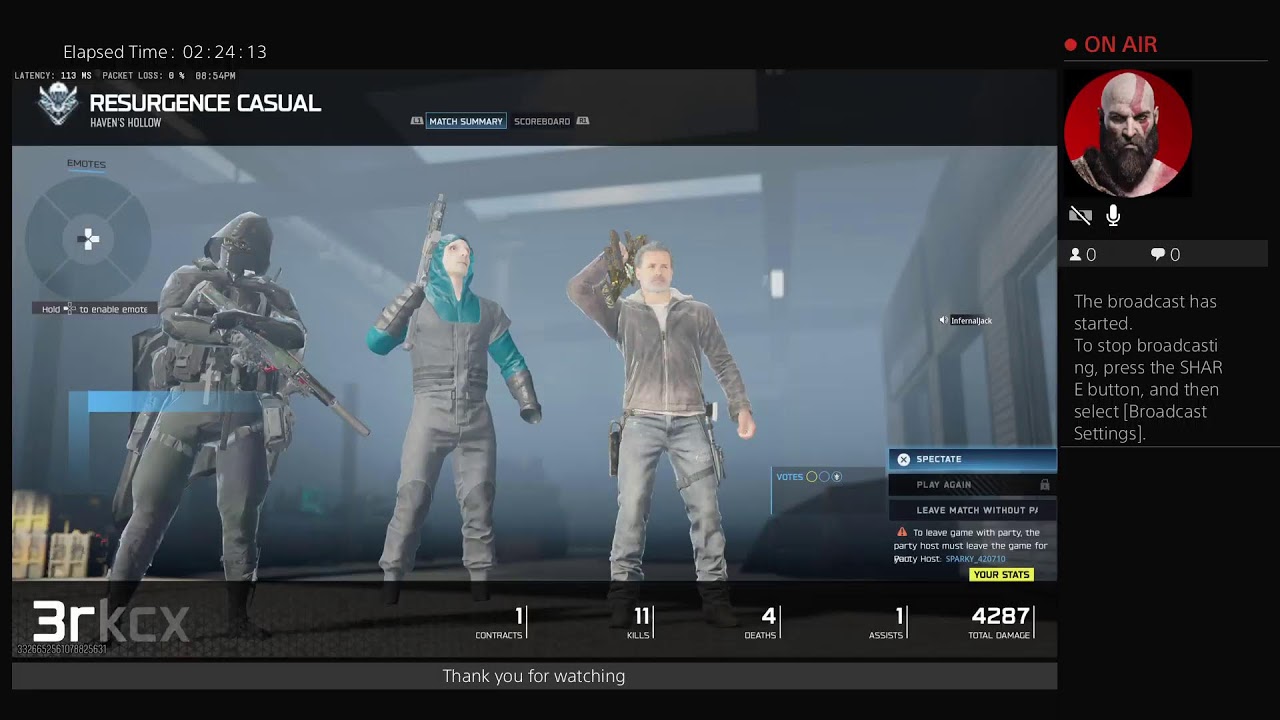 tyrrishear's Live PS4 Broadcast