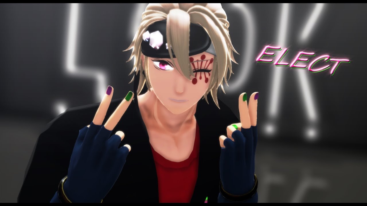 【鬼滅のMMD】ELECT【宇髄天元】【1080p】※非公式お着換え