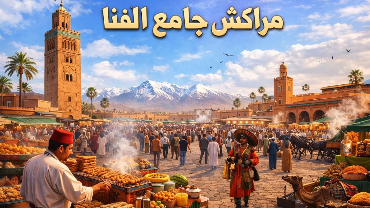 جولة خطيرة في مراكش وسط حماس كأس إفريقيا! 🇲🇦🔥