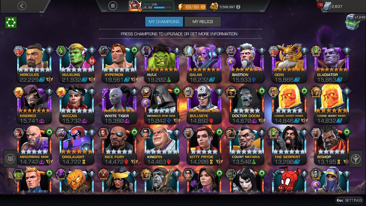 MCOC : LOST AND FOUND EXPLORATION AND COMPLETION