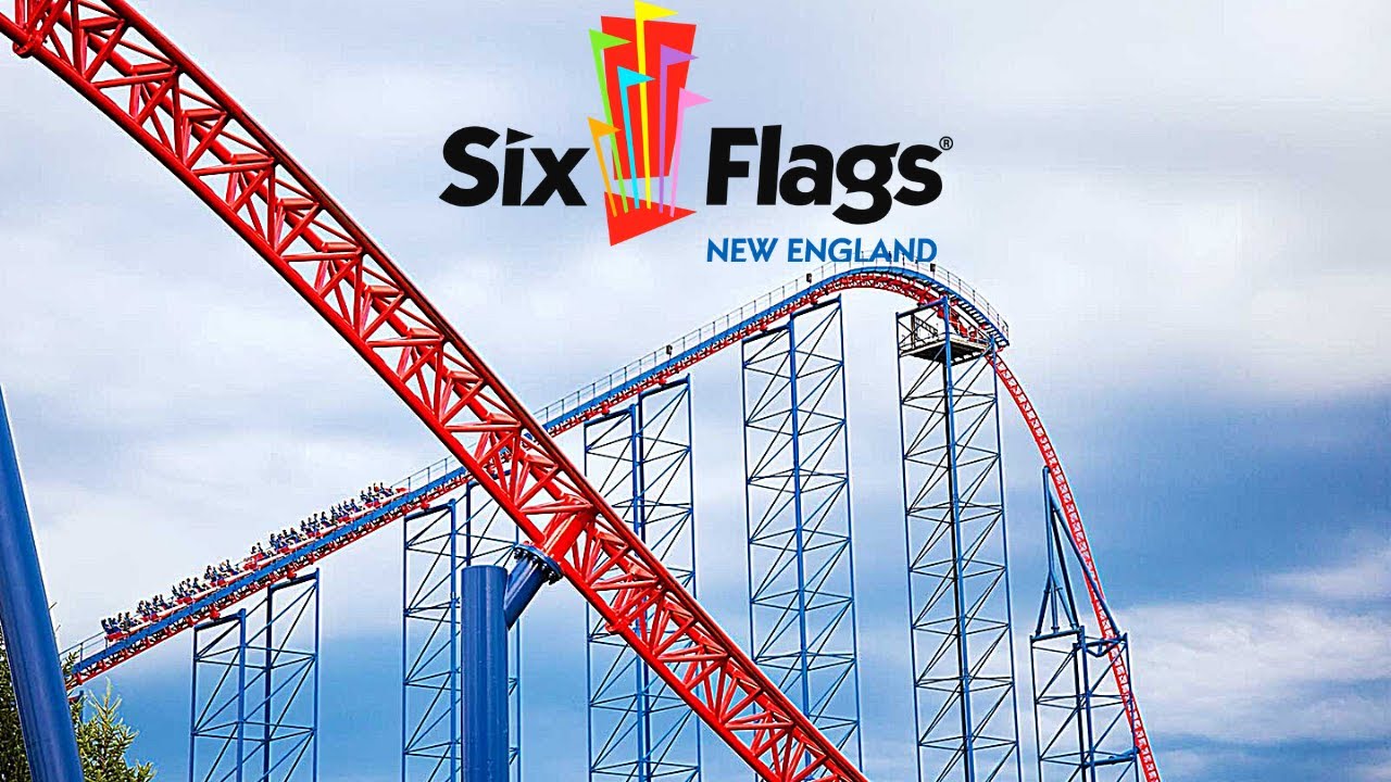 SIX FLAGS NEW ENGLAND (2) 🇺🇲 El parque más SALVAJE de Massachusetts