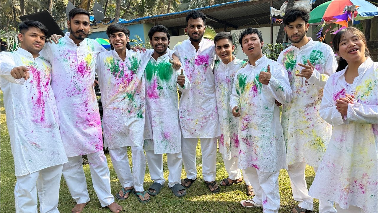 Testing All Holi Colours on Tonde gamer And all Youtubers In Free Fire Shoot part 2