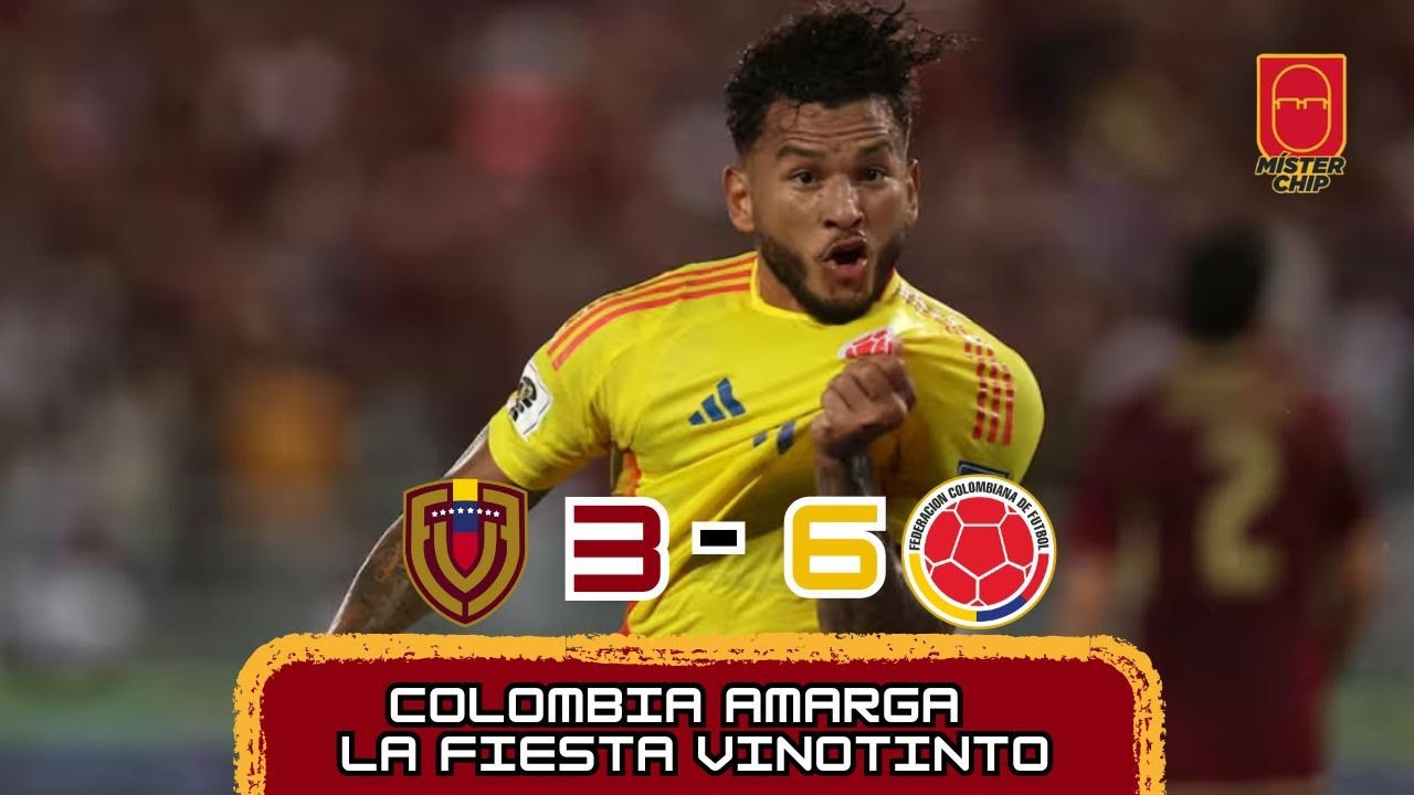 LA VINOTINTO CHOCA CON LA HISTORIA ANTE UNA CONTUNDENTE COLOMBIA