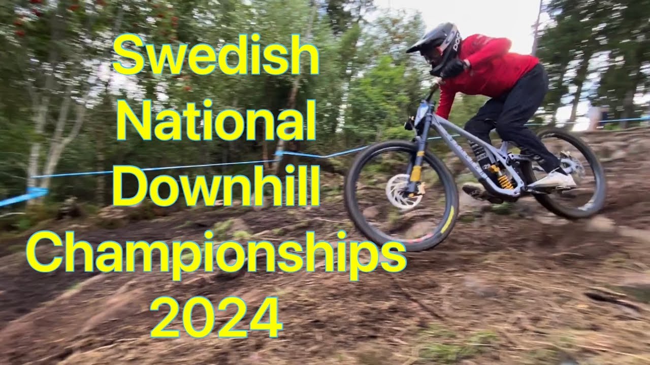 Swedish national downhill championships 2024. Vallåsen bike park.