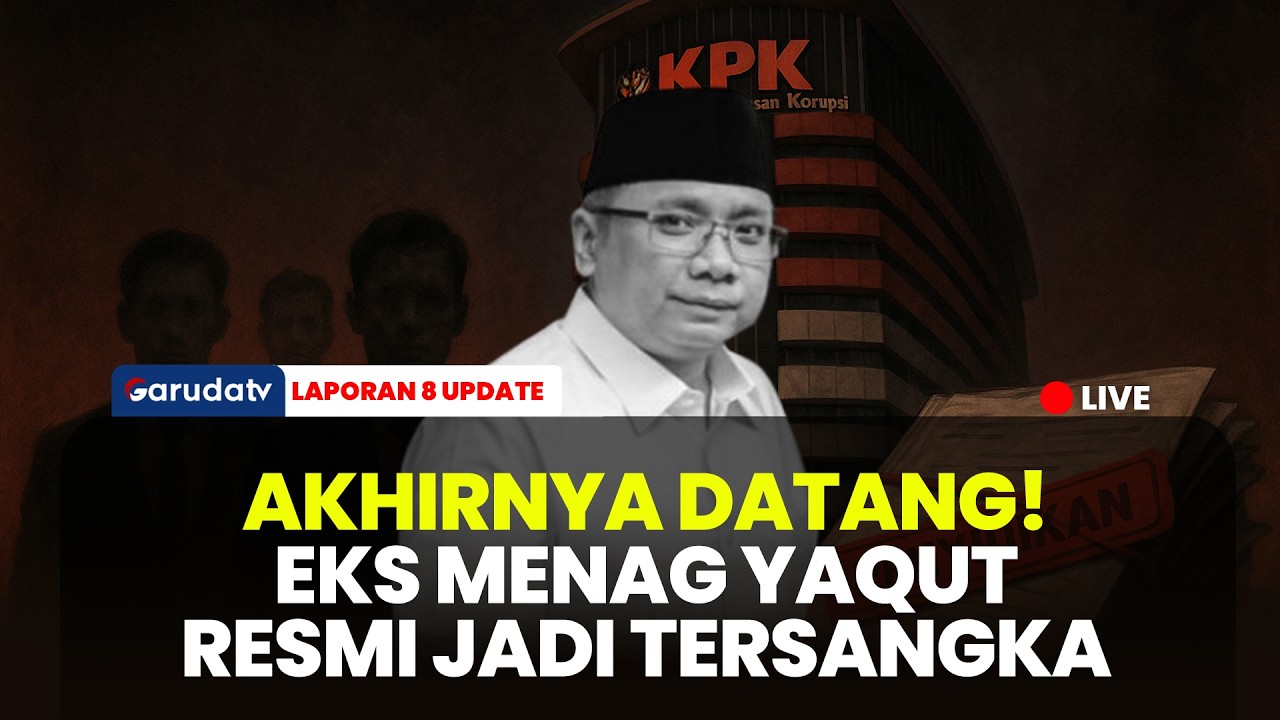 Eks Menag Yaqut Akhirnya Datangi KPK! Jadi Tersangka Korupsi Kuota Haji, Siap Bongkar Semuanya?