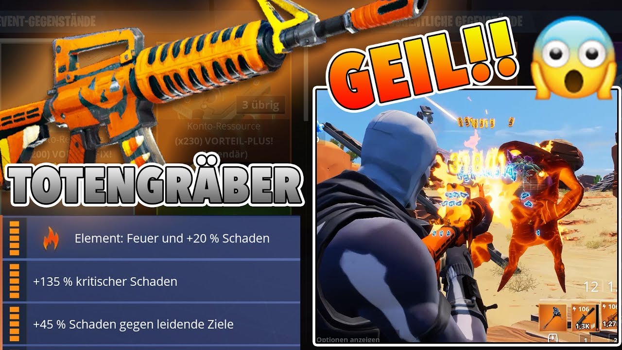 Totengräber Skizze im Shop bekommen und Perks skillen Blitz 106 😱 Fortnite Rette die Welt