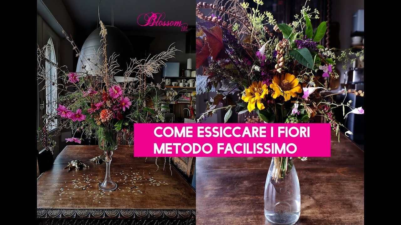 Come essiccare i fiori, il mio metodo facilissimo.