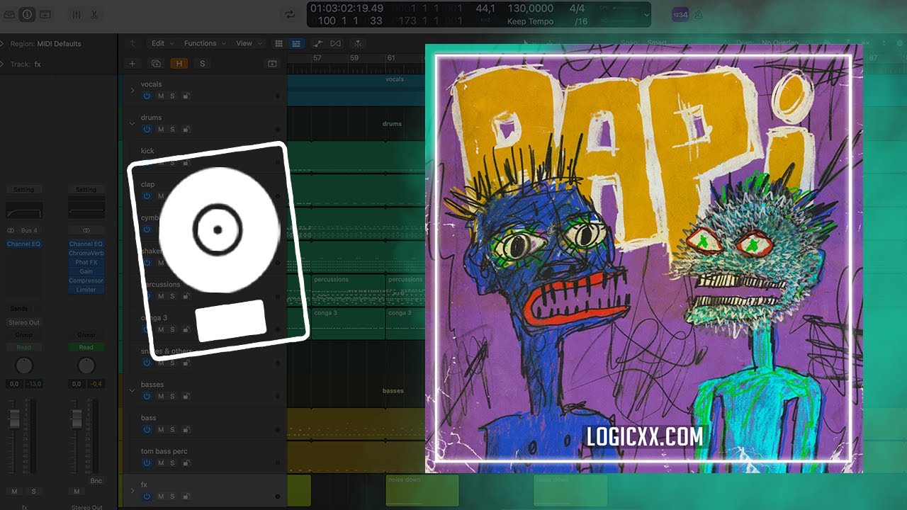 Andruss, Sam Collins - PAPI (Logic Pro Remake)