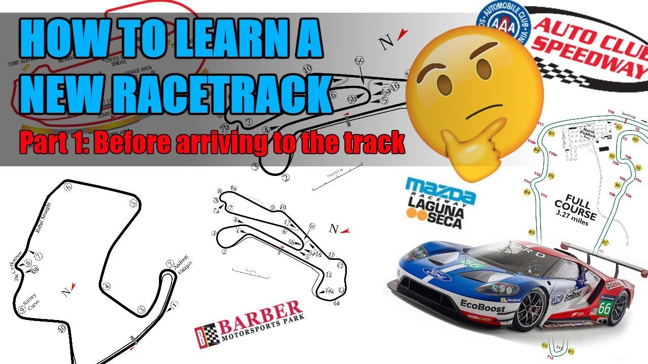 How to learn a new race track: Part 1