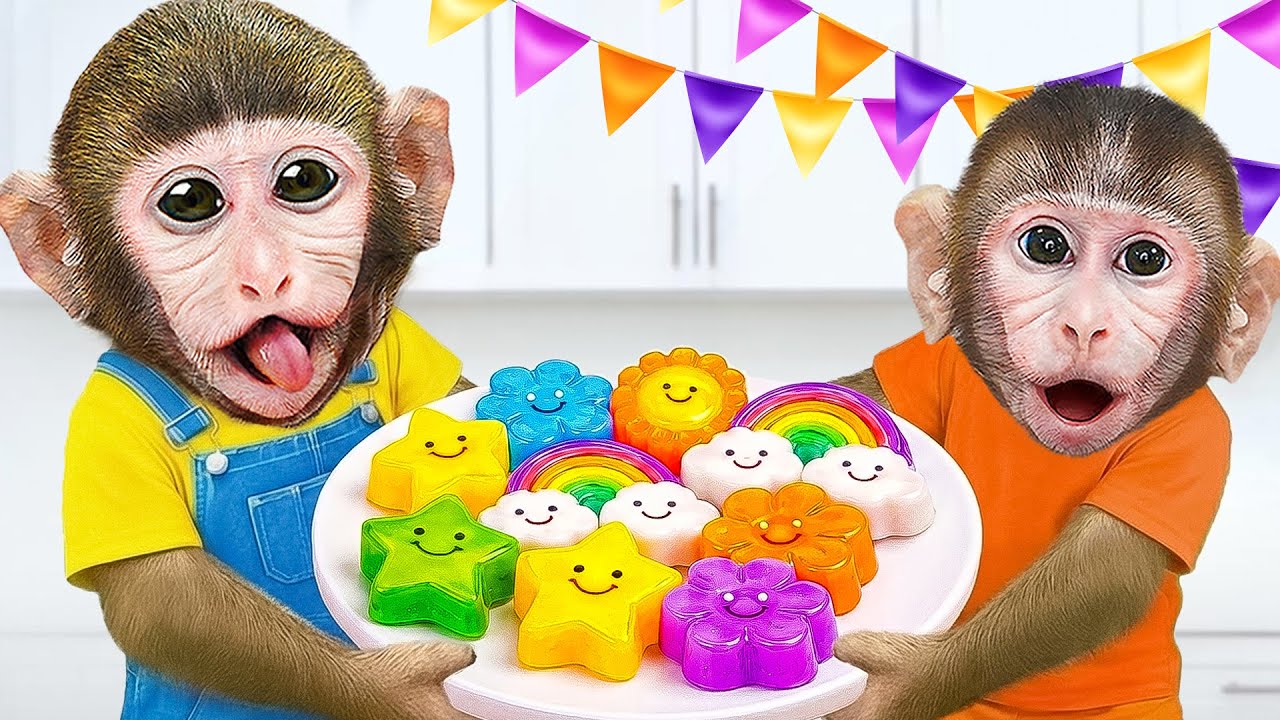 Mono MoMo Cuida al Mono Bebe y Hace Trucos de Magia con su Sombrero M&aacute;gico 🎩🐒 | MONO MOMO ESP