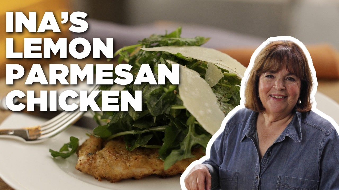 5 STARS 🌟 Ina Garten's Lemon Parmesan Chicken | Barefoot Contessa | Food Network