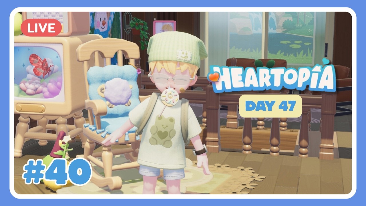Day 47 วันนี้มีฝนดาวตกด้วยครับ Heartopia💙 #40