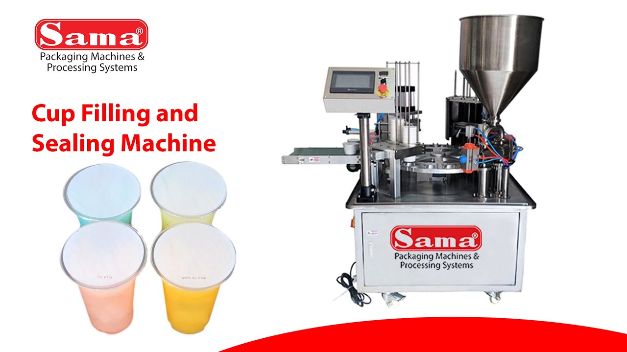 Cup Filler and Sealer Machine