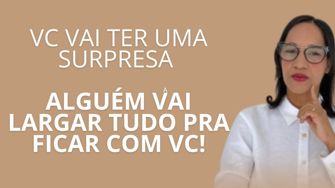 AO VIVO: Vc vai ter uma surpresa, essa pessoa pensou, pensou… e decidiu isso!