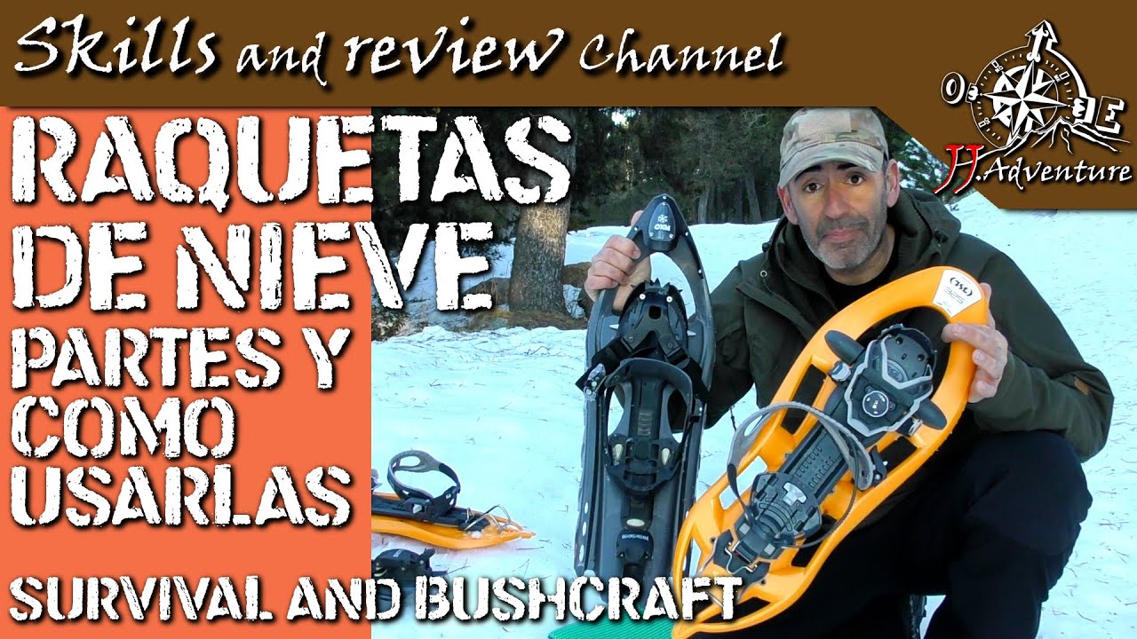 ✅ RAQUETAS DE NIEVE | Snow Shoes | PARTES esenciales y USO