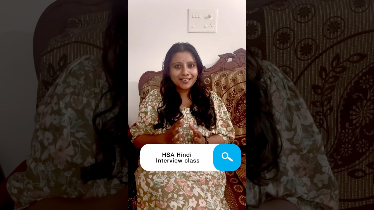 HSA Hindi Interview sessions are available. Hurry!!!