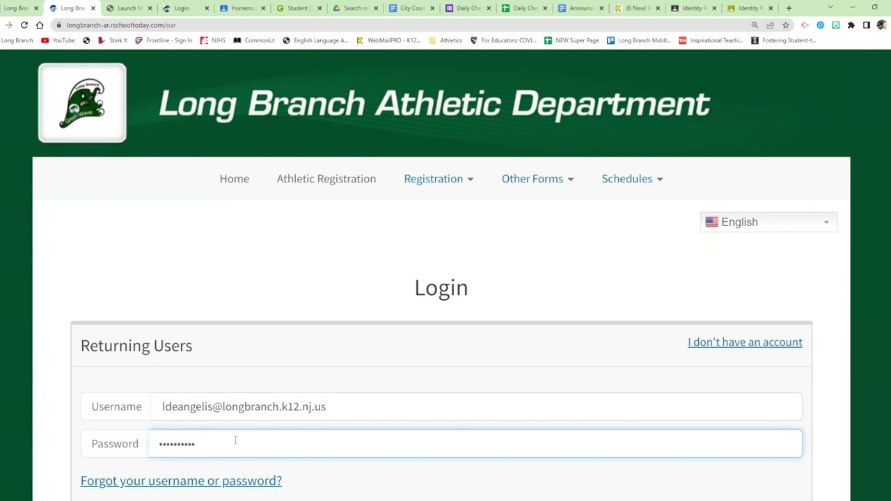 LBPS Sports Registration How To Film