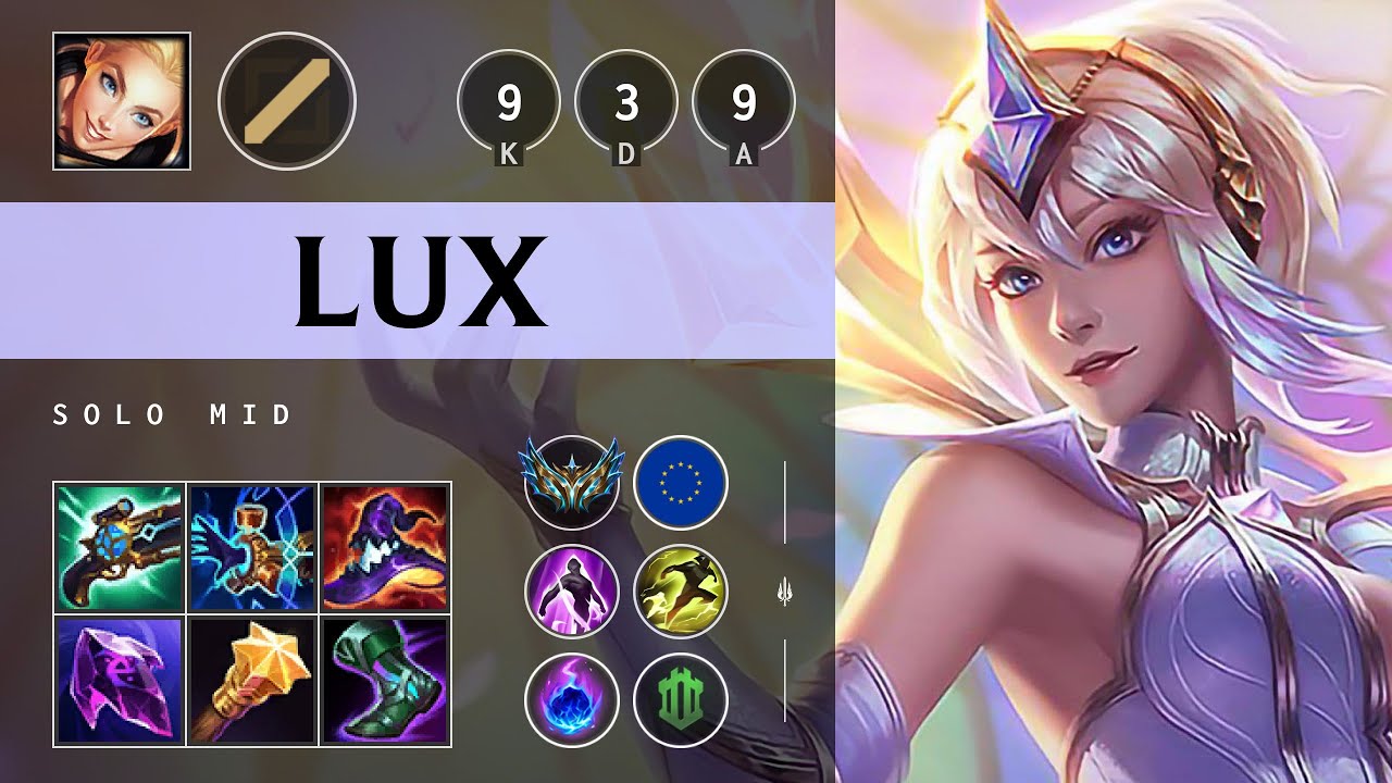 Lux Mid vs Akali - EUW Challenger Patch 25.10