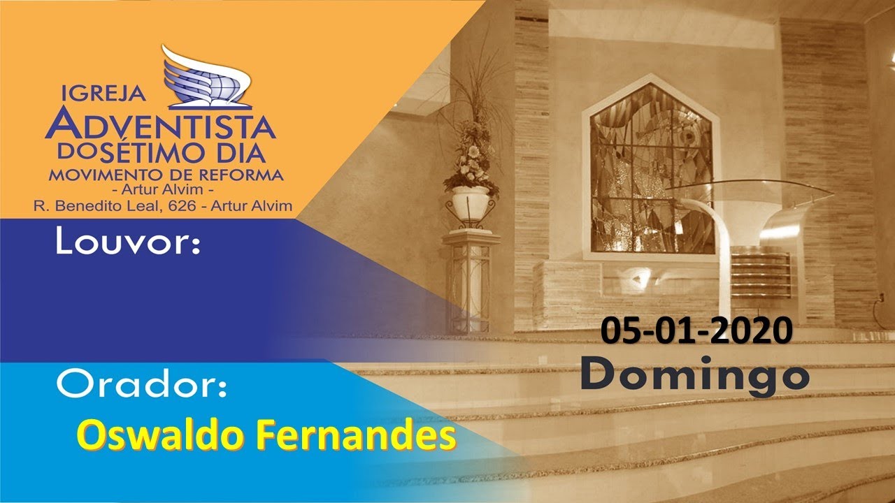 Culto de Alvim - Domingo 05/01/2020
