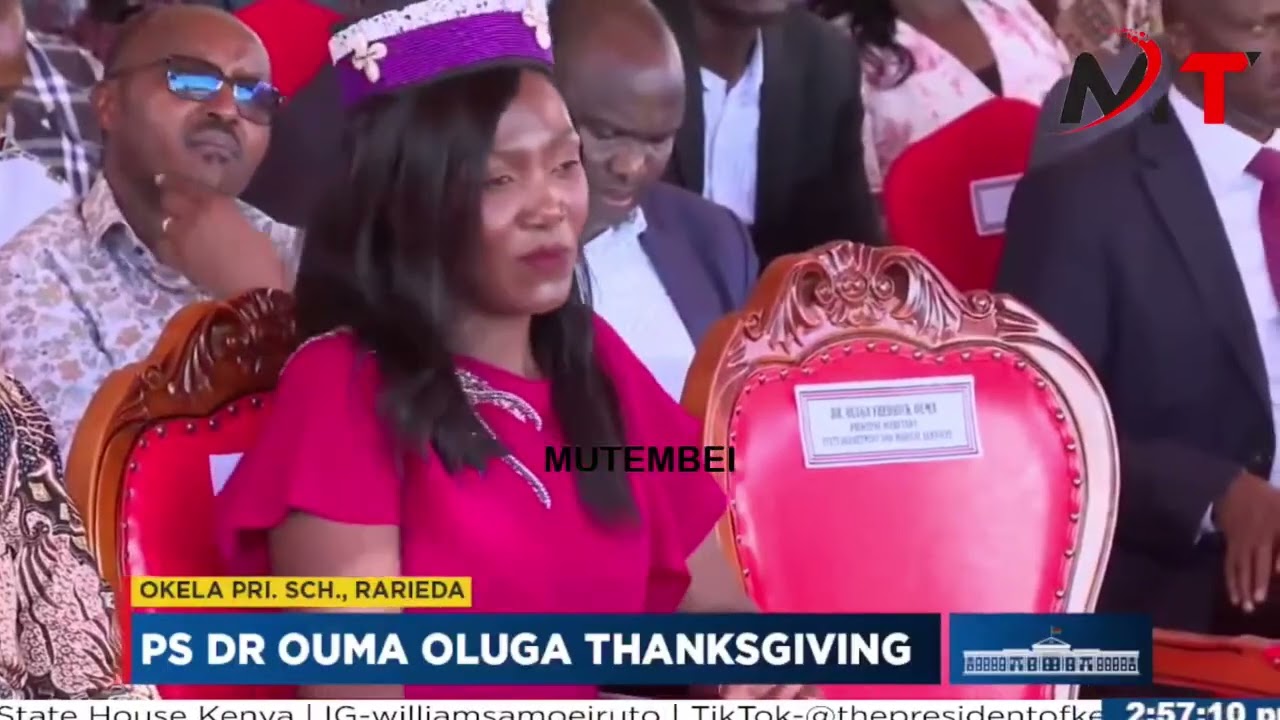 LISTEN TO PS OUMA SPEECH INFRONT OF RUTO AT HIS THANKSGIVING IN SIAYA!!