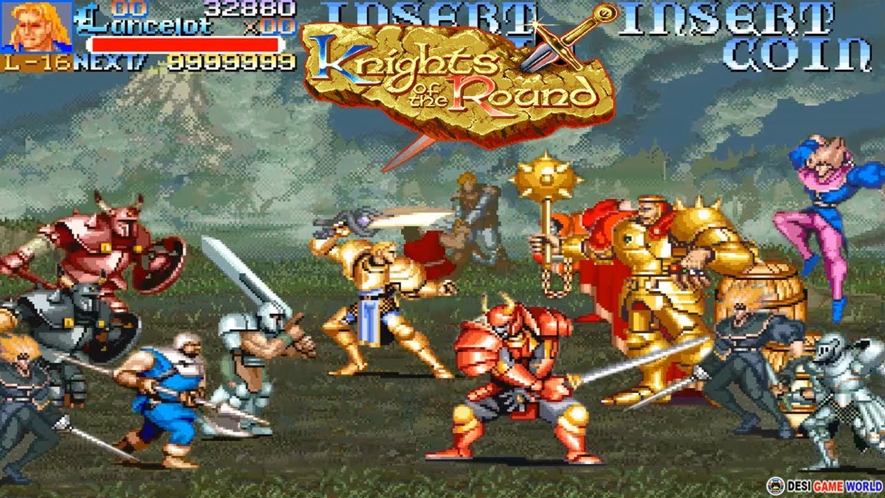 Knight of the Round  Arcade - hack Super Plus Enhanced Version Longplay