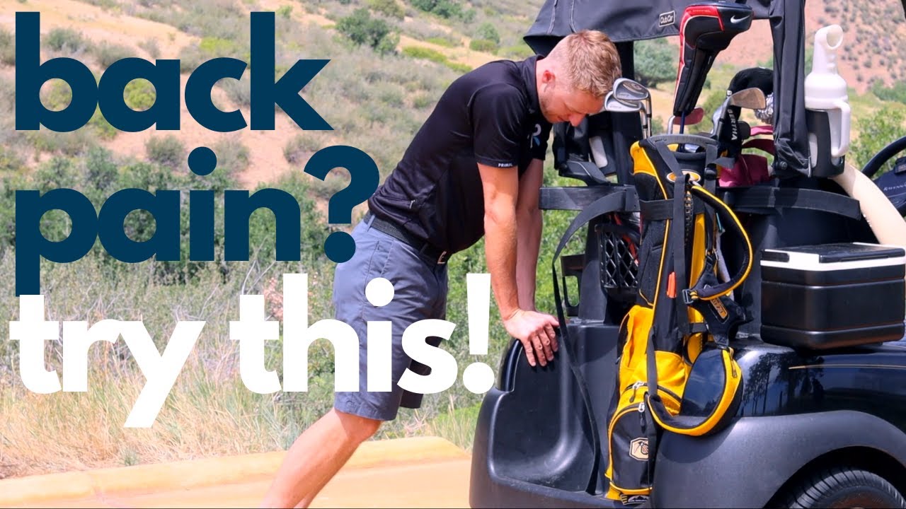 Back Pain When Walking During Golf? Try this | Physio Room Co