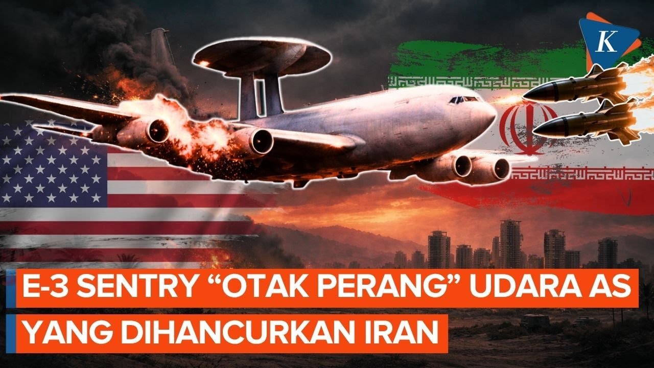 E-3 Sentry Dihancurkan Iran, Pertahanan Udara Amerika Terancam 