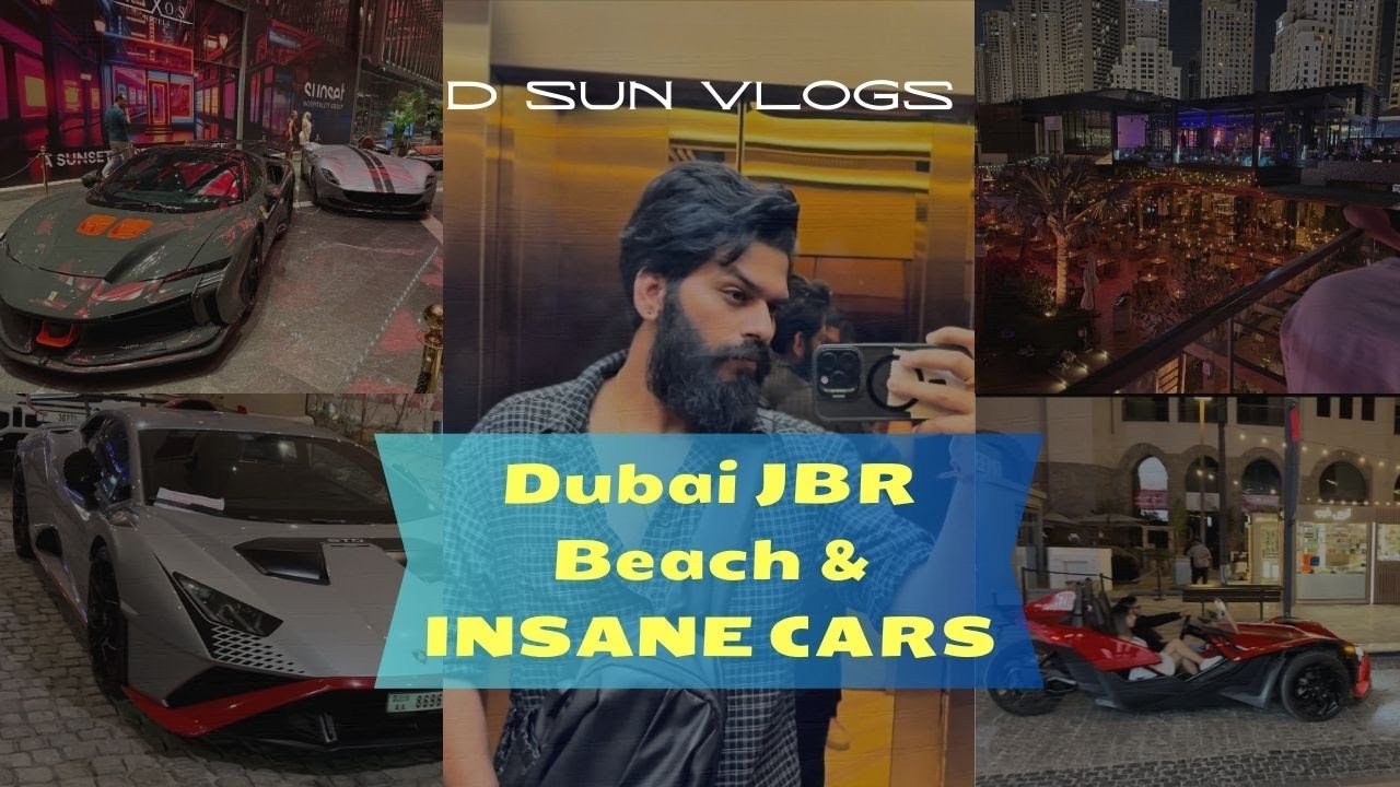 JBR Beach | Explore Dubai With D sun | Vlog 11 | Daily Vlogs | Music Mill |