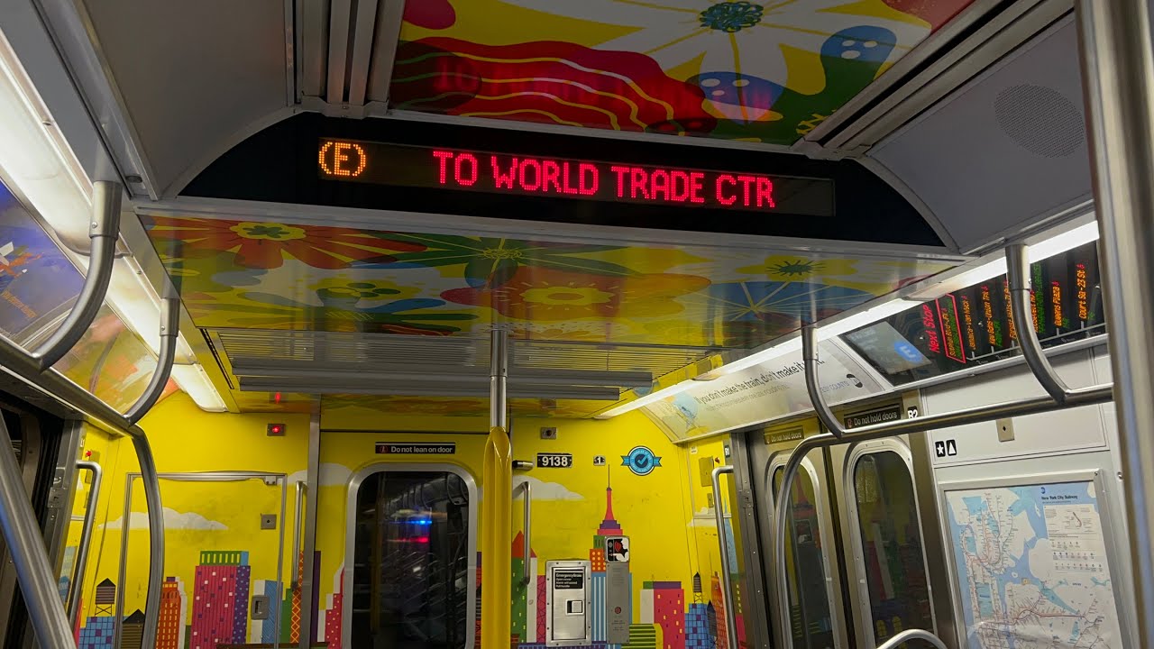 IND Subway: R160B Alstom (E) Train Ride from Jamaica Center to World Trade Center